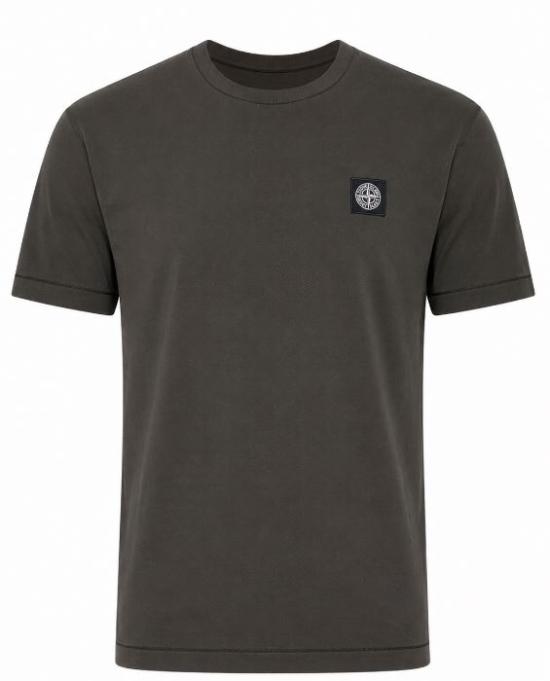 26FW 스톤 아일랜드 반팔 티셔츠 L2S152100027 S0013V0078 Coal grey
