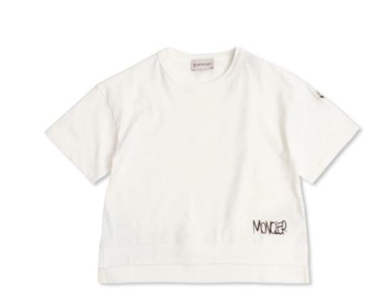 26FW [키즈] 몽클레어 티셔츠 L29548C00002 83907034 BIANCO