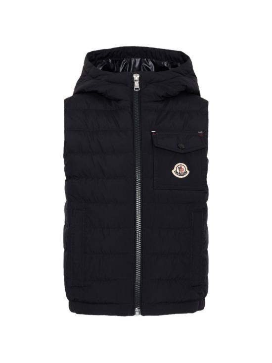 26FW [키즈] 몽클레어 베스트 L29541A00055 597YW778 Navy - MONCLER