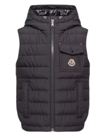 26FW [키즈] 몽클레어 베스트 L29541A00055 597YW778 Navy