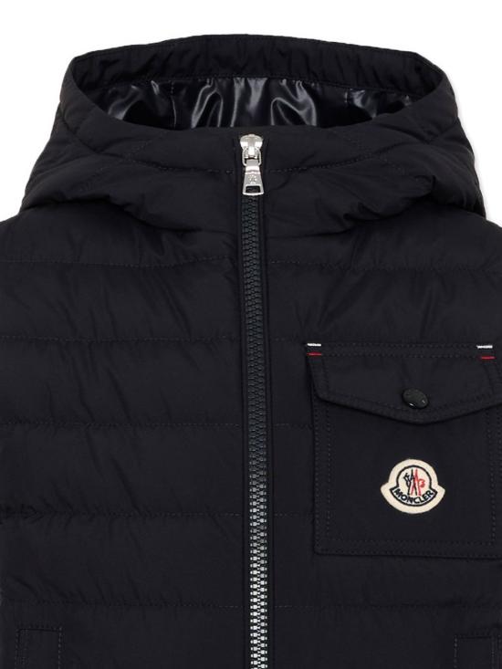 26FW [키즈] 몽클레어 베스트 L29541A00055 597YW778 Navy - MONCLER