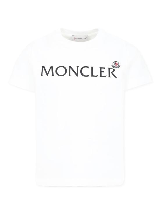 26FW [키즈] 몽클레어 티셔츠 L29548C00014 89AFV034 BIANCA - MONCLER