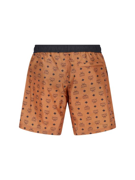 26FW 엠시엠 숏팬츠 MHWCAMM01 CO Brown - MCM