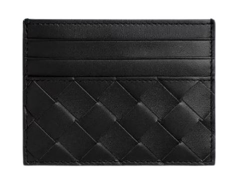  보테가베네타 인트레치아토 크레딧 카드 케이스 743209 VCPQ38803 Black silver