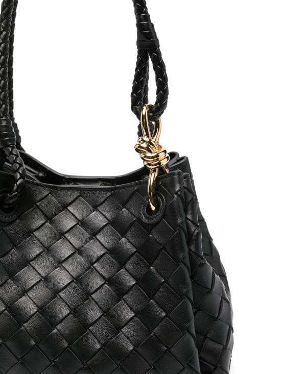 26FW 보테가베네타 스몰 파라슈트 숄더백 796569 VCPPT1019 Black - BOTTEGA VENETA