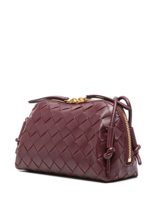  보테가베네타 인트레치아토 콘서트 파우치 794258 VCPP12247 Barolo gold - BOTTEGA VENETA