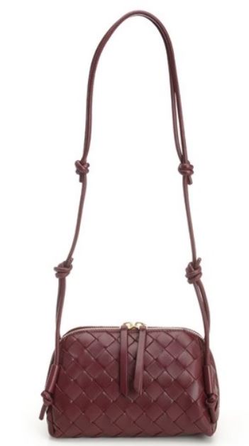  보테가베네타 인트레치아토 콘서트 파우치 794258 VCPP12247 Barolo gold