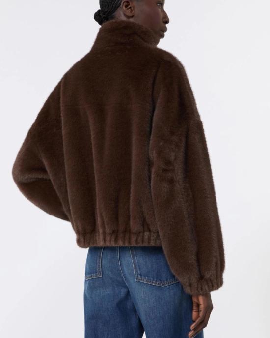  막스마라 무스탕 막스 마라 아네모네 재킷 브라운 - MAX MARA