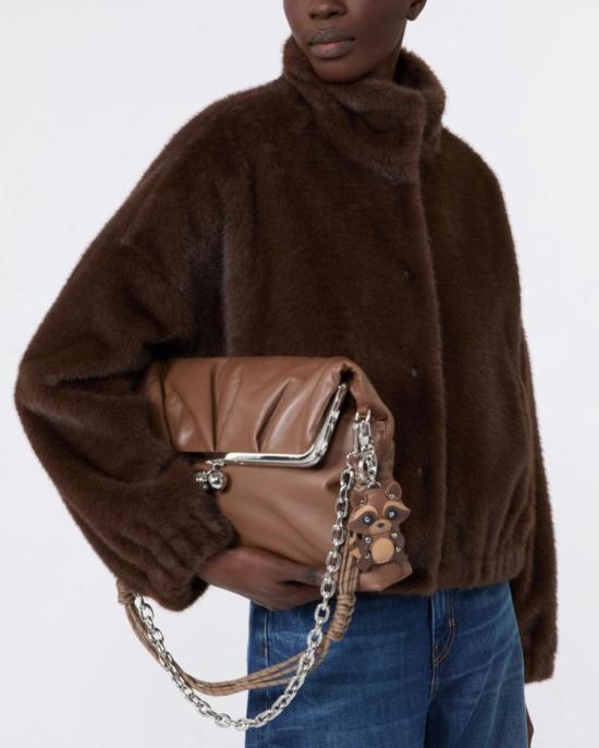  막스마라 무스탕 막스 마라 아네모네 재킷 브라운 - MAX MARA