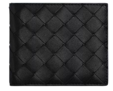  보테가베네타 인트레치아토 반지갑 743211 VCPQ48803 Black silver