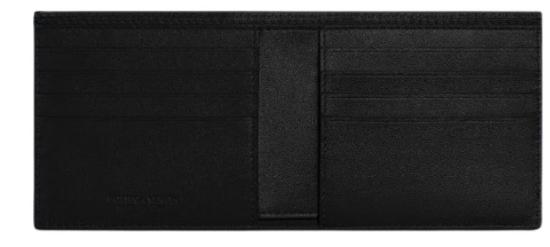  보테가베네타 인트레치아토 반지갑 743211 VCPQ48803 Black silver - BOTTEGA VENETA
