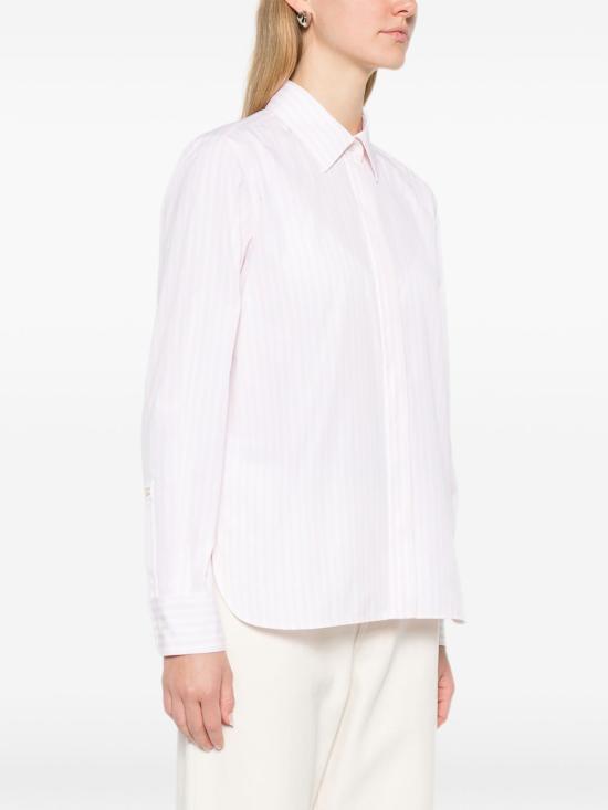 26SS 막스마라 아켄니 코튼 스트라이프 셔츠 2611111111600 MXMMAROSO023 BIANCO OTTICO - MAX MARA