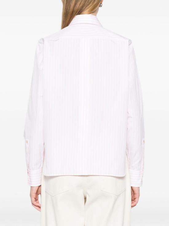 26SS 막스마라 아켄니 코튼 스트라이프 셔츠 2611111111600 MXMMAROSO023 BIANCO OTTICO - MAX MARA