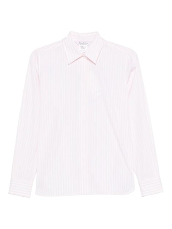 26SS 막스마라 아켄니 코튼 스트라이프 셔츠 2611111111600 MXMMAROSO023 BIANCO OTTICO - MAX MARA