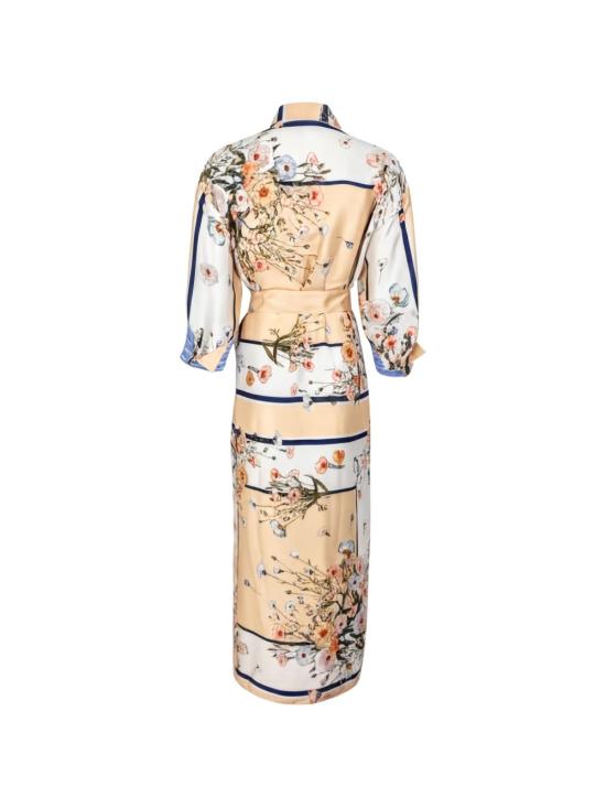 26SS 리우조 롱 원피스 WA6534 T2555P9547 Blu bloom - LIU JO