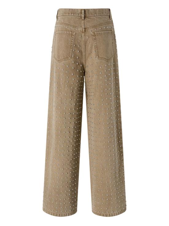 26SS 핑코 스트레이트 팬츠 104601 A37GC88 Beige - PINKO