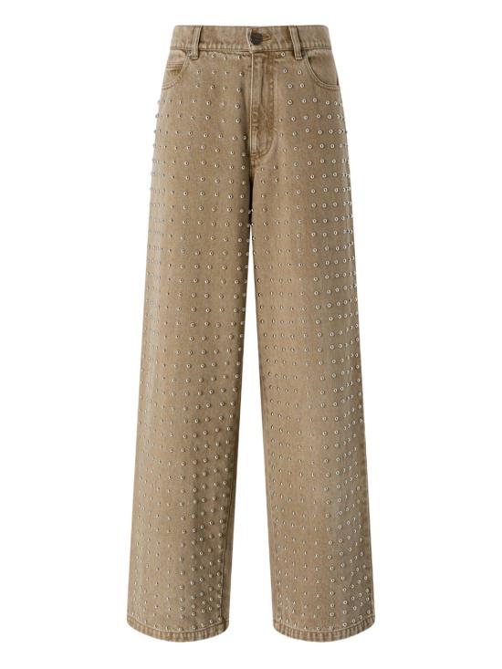 26SS 핑코 스트레이트 팬츠 104601 A37GC88 Beige - PINKO