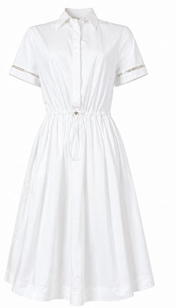 26SS 파비아나 필리피 미디 원피스 ABD276 F642L58221 Bianco ottico
