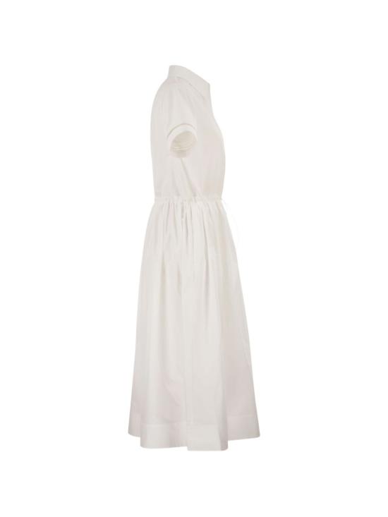 26SS 파비아나 필리피 미디 원피스 ABD276 F642L58221 Bianco ottico - FABIANA FILIPPI