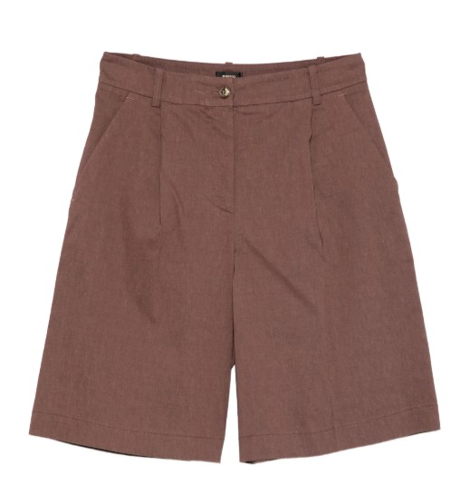 26SS 핑코 숏팬츠 106594 A34IL78 Marrone terra
