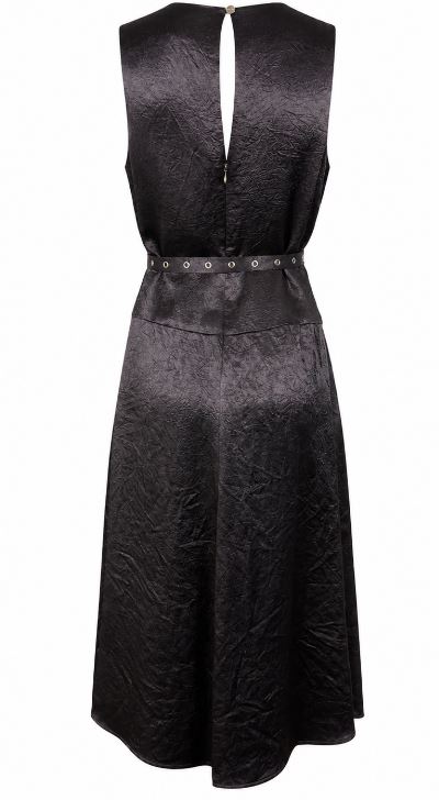 26SS 리우조 미디 원피스 CA6149 T450AP9576 Chocolate black - LIU JO