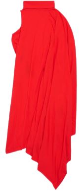 26FW 발렌시아가 미디 원피스 A001IU TUVB23941 Suset red - BALENCIAGA