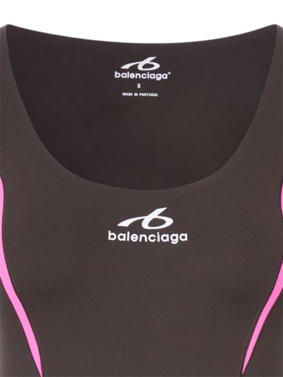 26FW 발렌시아가 테크웨어 피티드 롱 슬리브 탑 A002EM TUVN72866 Fluo pink - BALENCIAGA