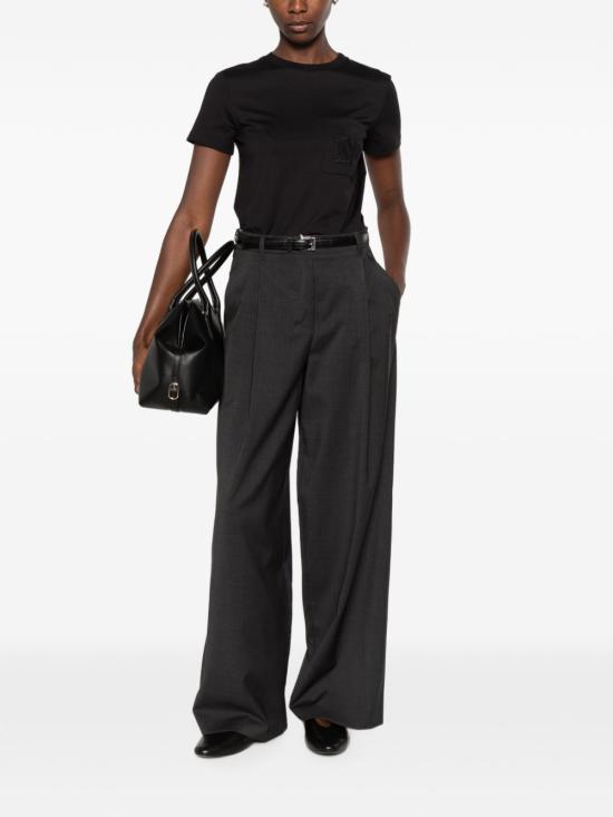 26FW 막스마라 반팔 티셔츠 2621946051600 PAPAIA002 Nero - MAX MARA
