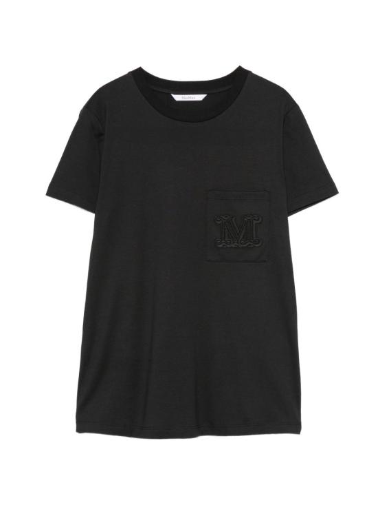 26FW 막스마라 반팔 티셔츠 2621946051600 PAPAIA002 Nero