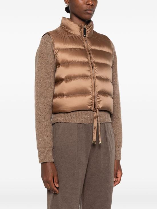 26FW 막스마라 더 큐브 패딩 조끼 2629296044600 MTCFAVILLA027 Honey - MAXMARA THE CUBE