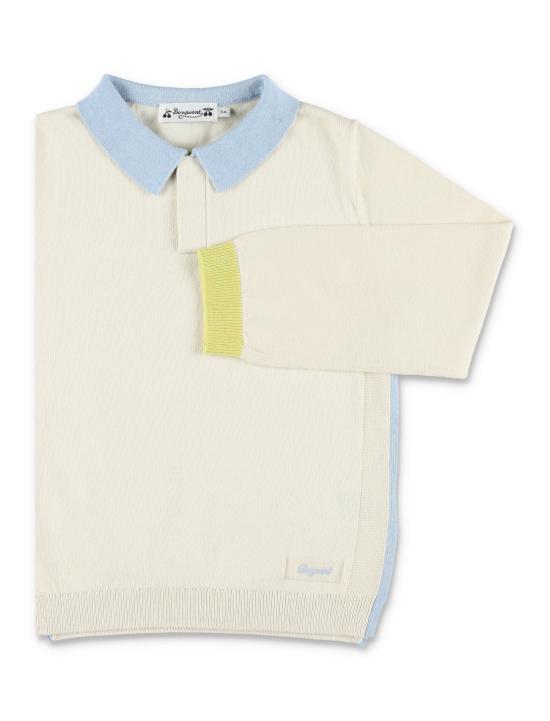 26FW [키즈] 봉쁘앙 폴로 셔츠 P06BJUK00001 103 Beige - BONPOINT