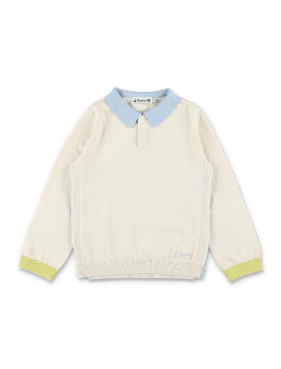 26FW [키즈] 봉쁘앙 폴로 셔츠 P06BJUK00001 103 Beige