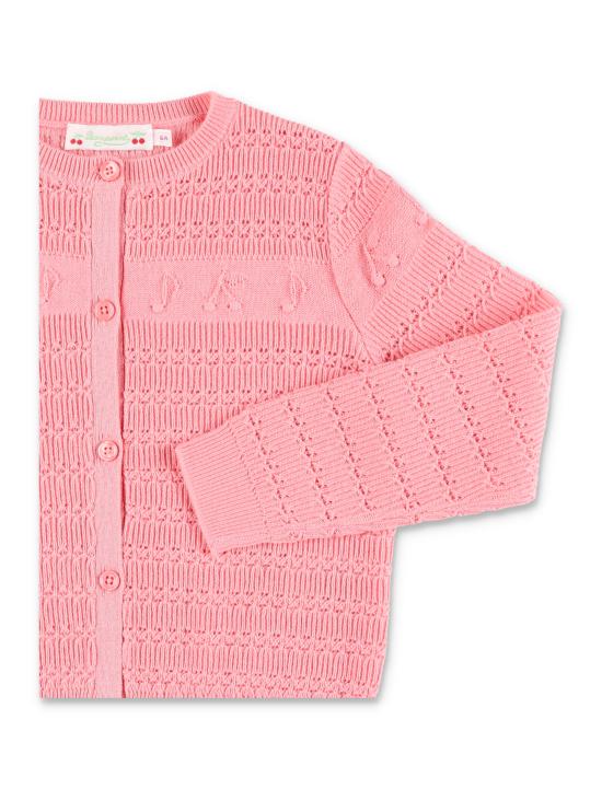 26FW [키즈] 봉쁘앙 니트/스웻셔츠 P06GCAK00001 028A BUBBLEGUM PINK - BONPOINT