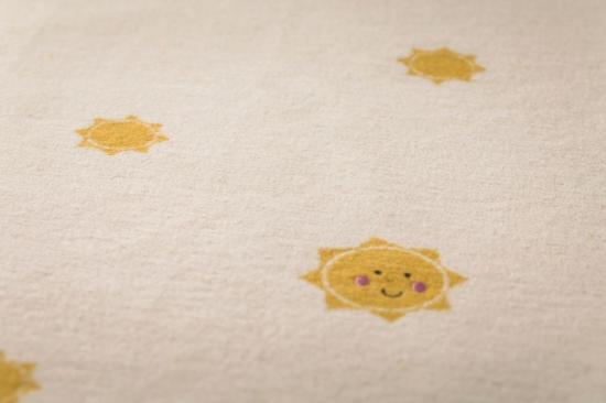  [키즈] David Fussenegger 침구 Juwel "Suns Allover" 자수 아기 담요 오프화이트 - OTHER BRANDS
