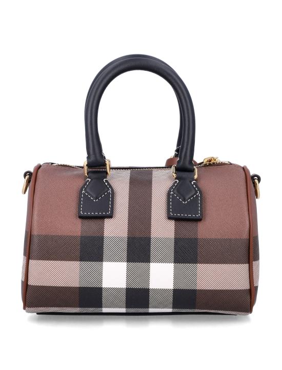 26SS 버버리 미니 체크 볼링 백 8112226 A8900 DARK BIRCH BROWN - BURBERRY