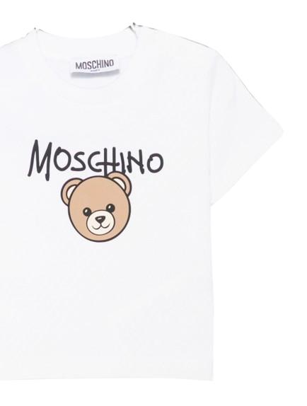 26FW 모스키노 반팔 티셔츠 M6M047 LAA34 10101 White - MOSCHINO