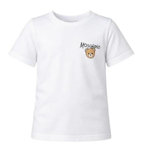 26FW 모스키노 반팔 티셔츠 HUM05V LAA34 10101 White
