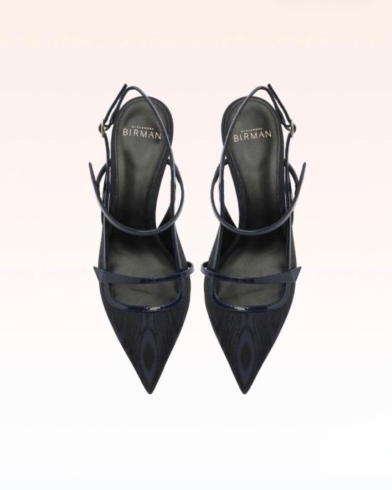  알렉산더버만 힐/펌프스 Alexandre Birman Tita Moire 60 힐 다크 블루 - ALEXANDRE BIRMAN