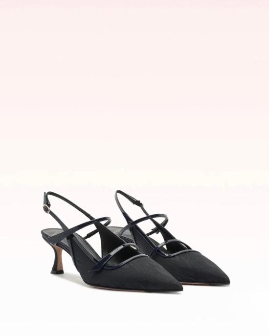  알렉산더버만 힐/펌프스 Alexandre Birman Tita Moire 60 힐 다크 블루 - ALEXANDRE BIRMAN
