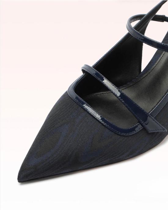  알렉산더버만 힐/펌프스 Alexandre Birman Tita Moire 60 힐 다크 블루 - ALEXANDRE BIRMAN