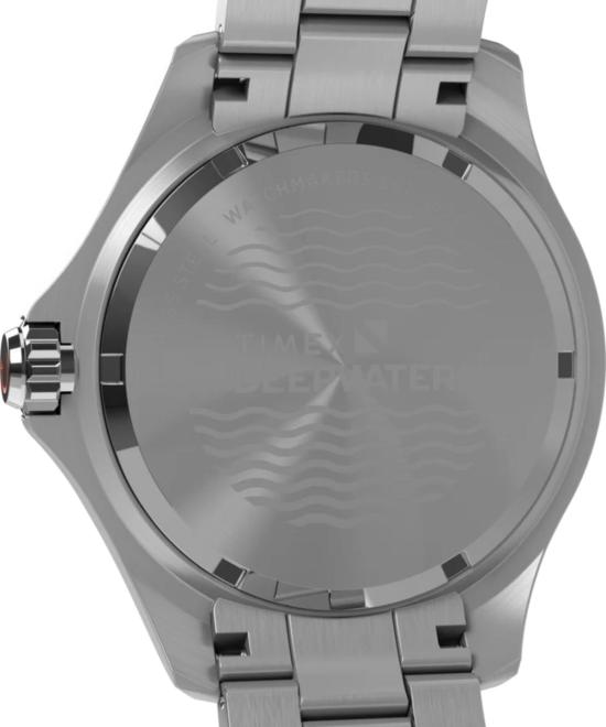  타이맥스 손목시계 딥워터 메리디안 200 44mm 스테인리스 스틸 브레이슬릿 시계 - TIMEX