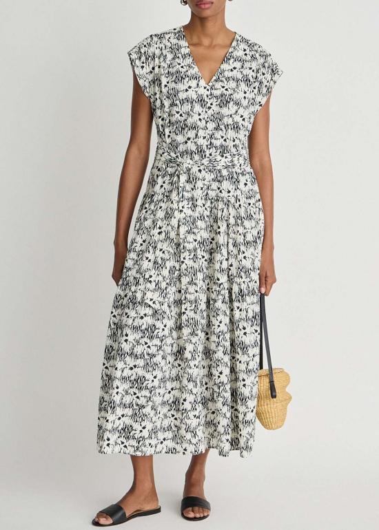  어피스 어파트 롱 원피스 Apiece Apart Textured Agathe Tier Maxi Dress
