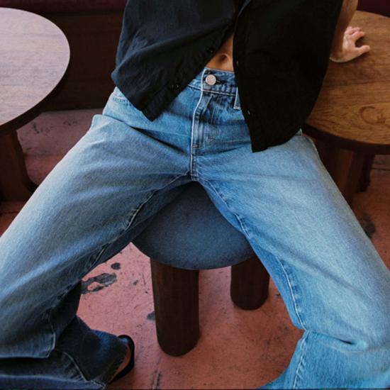  아모 데님 데님 팬츠 오데트 진 스머지 - AMO DENIM
