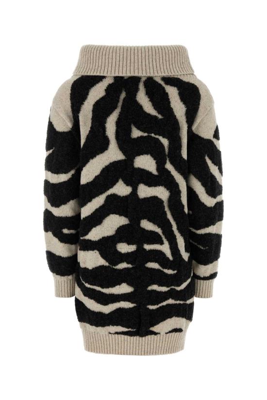 26FW 모스키노 미디 원피스 A04975503 4006 Beige o Tan - MOSCHINO