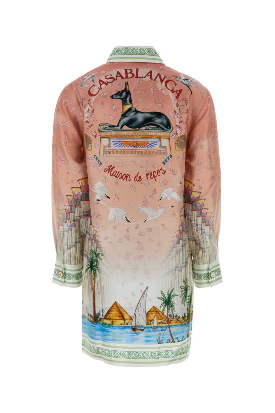 26FW 카사블랑카 셔츠 WPF26DR16701 ETHEREAL Printed - CASABLANCA