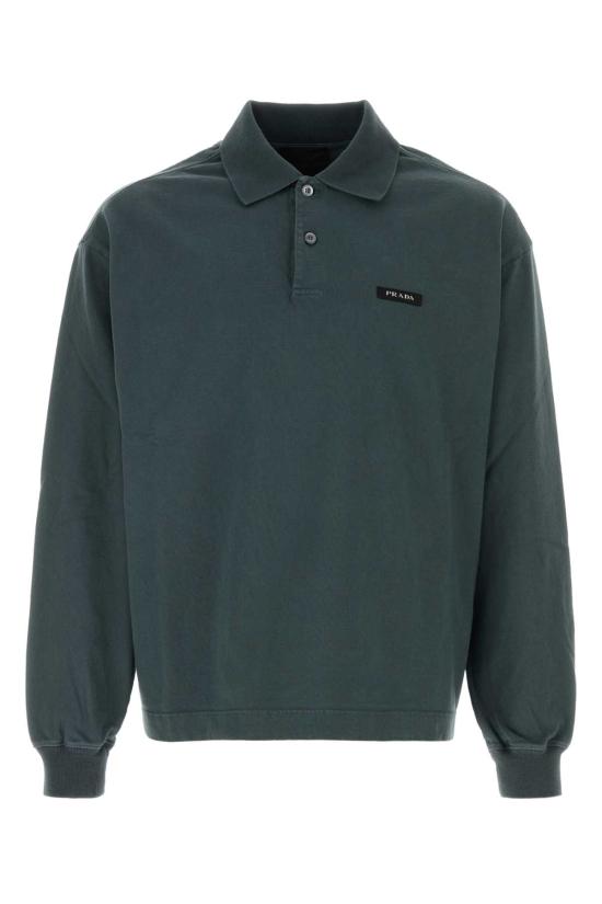 26FW 프라다 폴로 티셔츠 UJL48DSOOO6281 F0086 Green