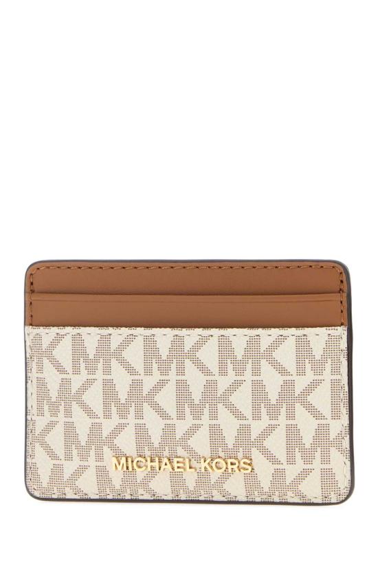 26FW 마이클 코어스 카드지갑 32F1GJ6D0B VANILLA Printed - MICHAEL KORS