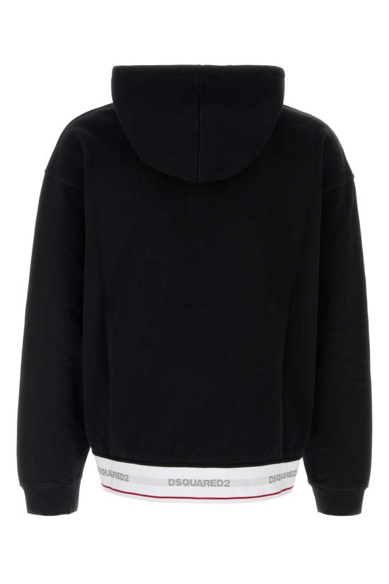 26FW 디스퀘어드2 후드 티셔츠 S71GU0768D25028 900 Black - DSQUARED2