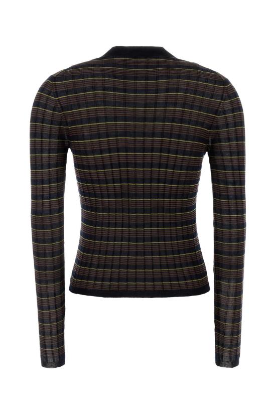 26FW 프라다 가디건 P25O44SOOO6289 F0QV1 Stripped - PRADA