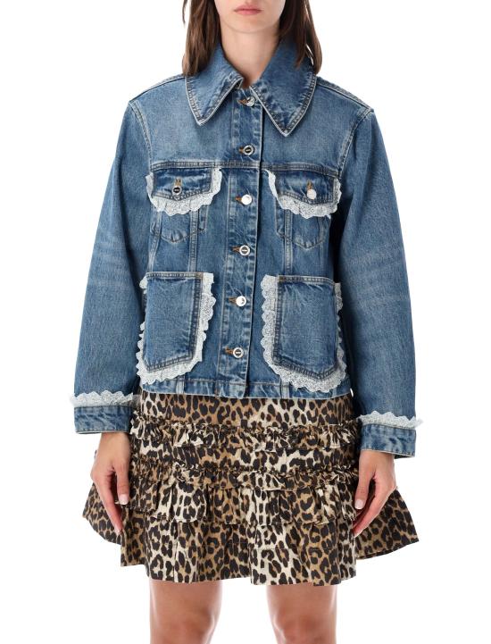 26FW 가니 데님 자켓 A101020011166 569 Blu